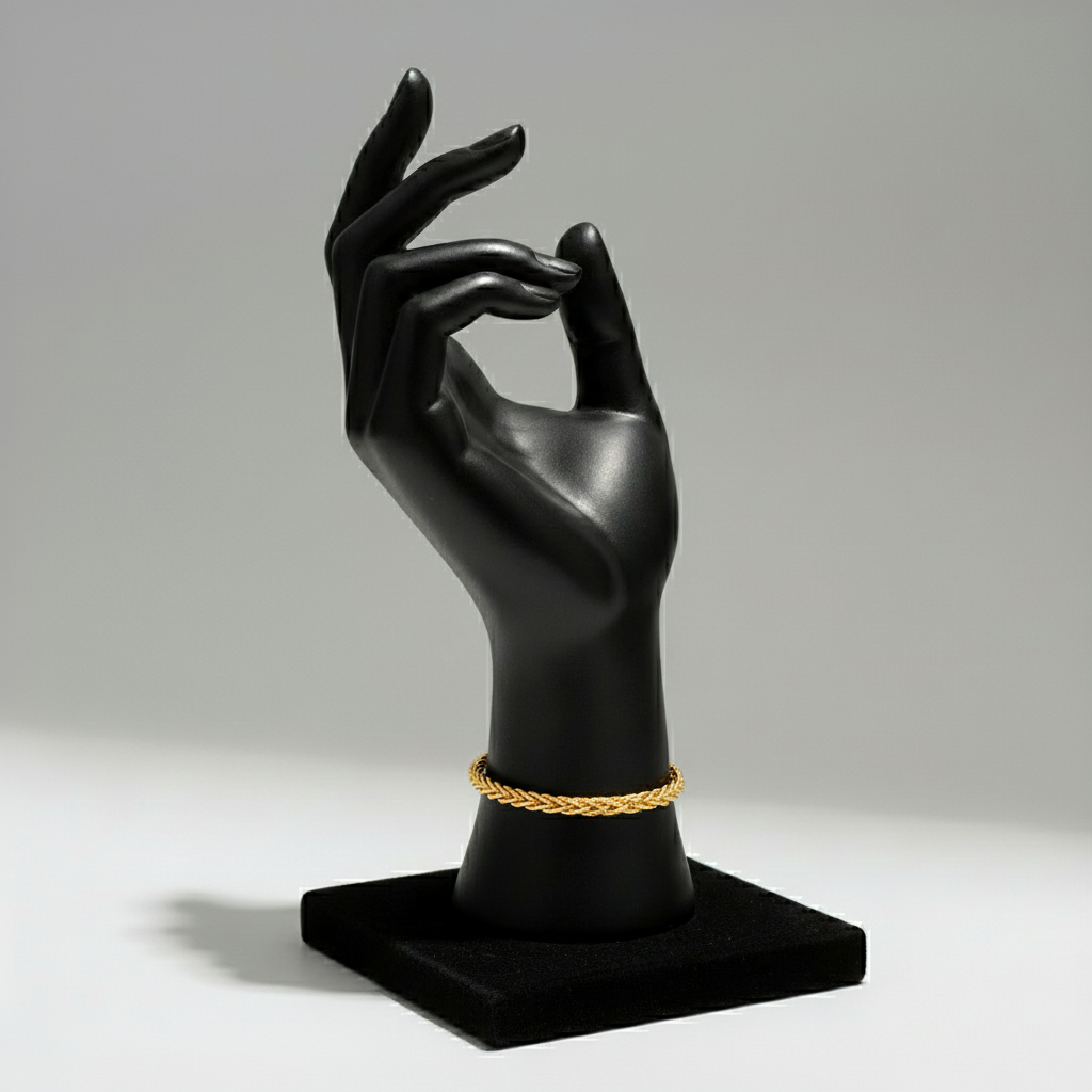 Arivah Braided Gold Bracelet